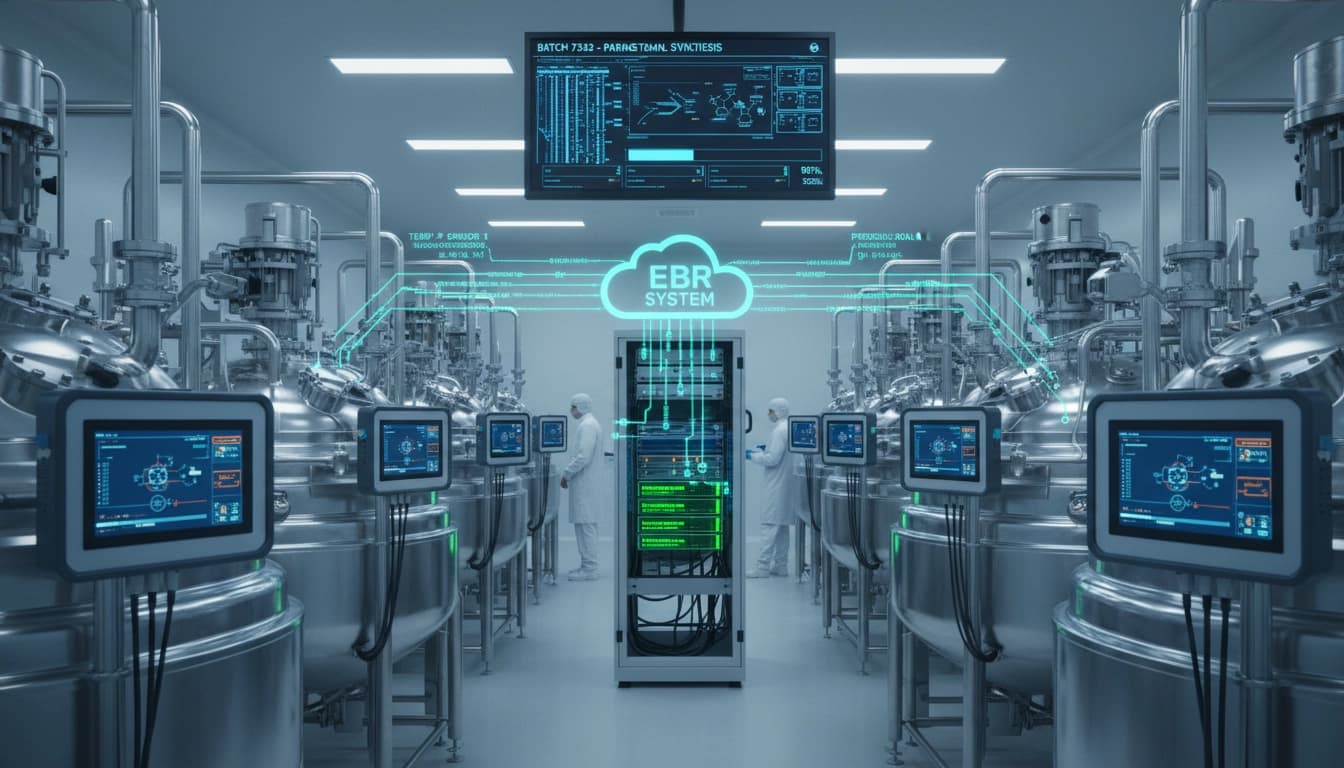 Integration elektronischer Chargenprotokolle (EBR) in den Anlagenbetrieb