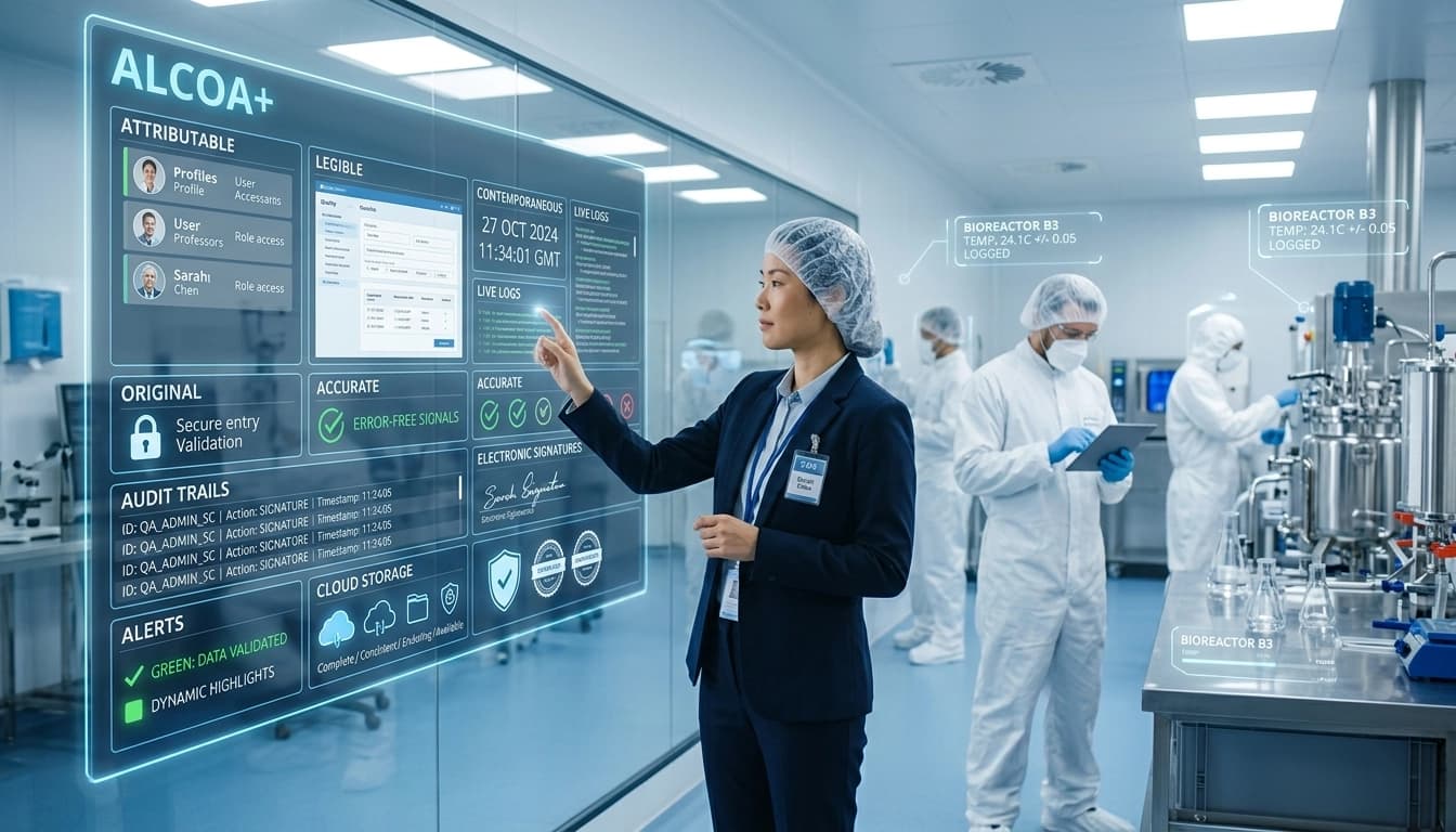 Implementing ALCOA+ in Your Manufacturing Processes