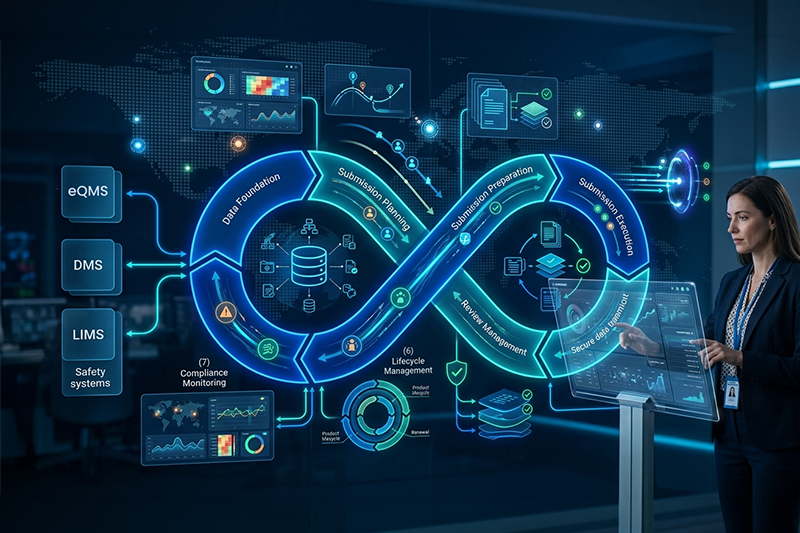 Regulatory workflow dashboard