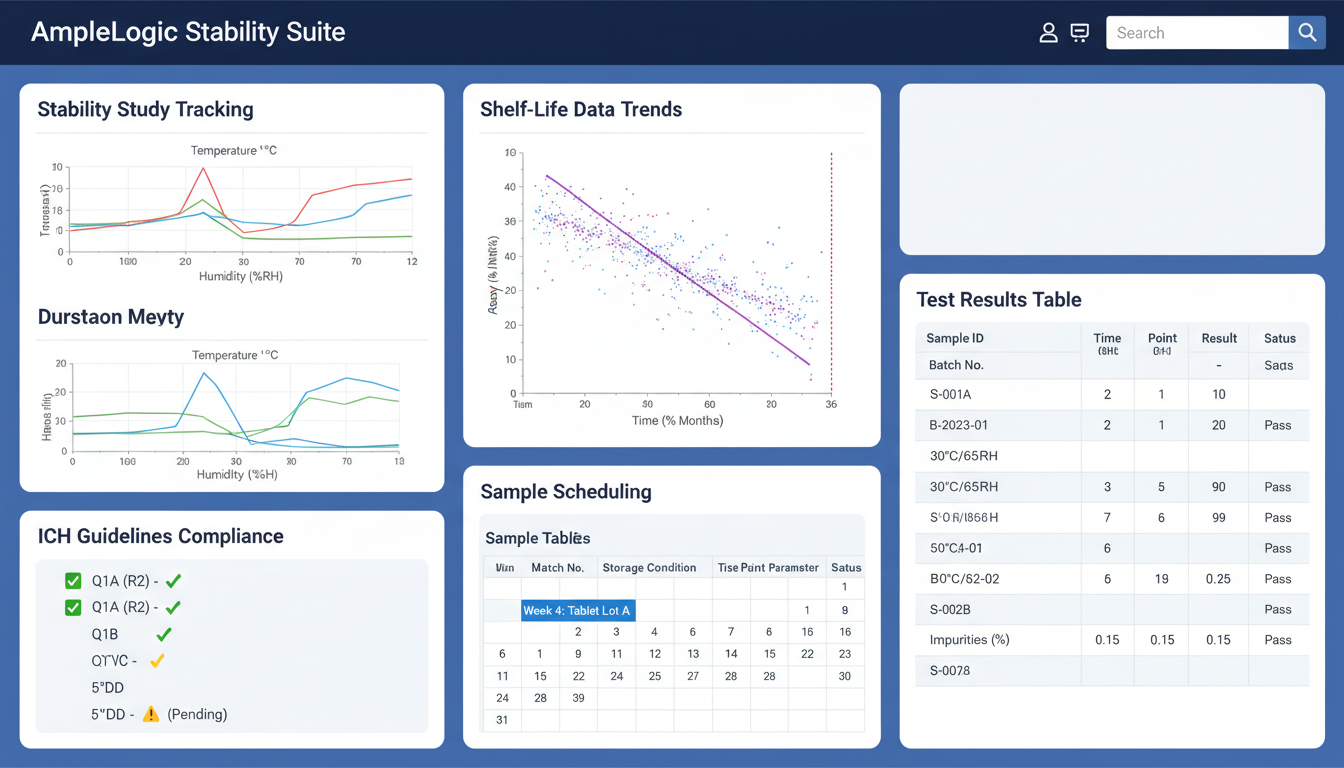 AmpleLogic Stability Schedule Management Dashboard