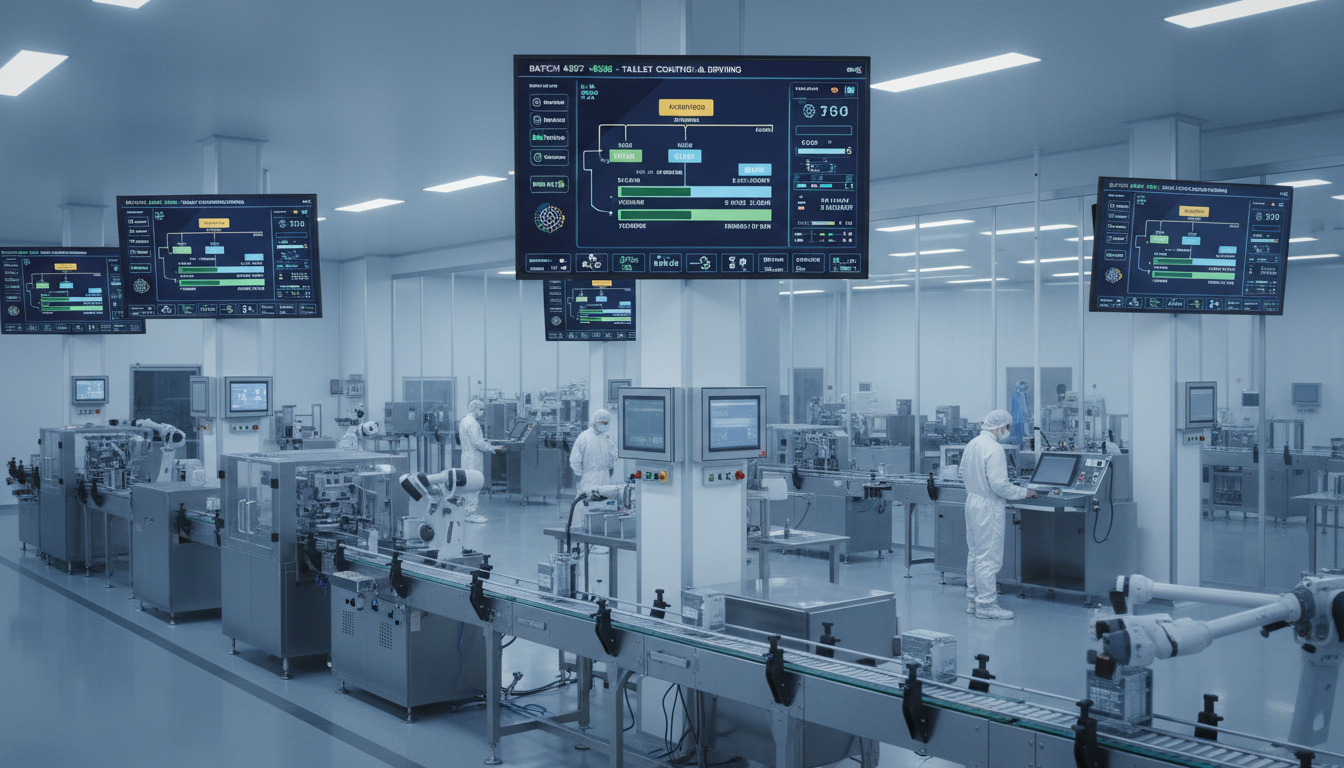 Batch Record Tracking with Pharma MES Software