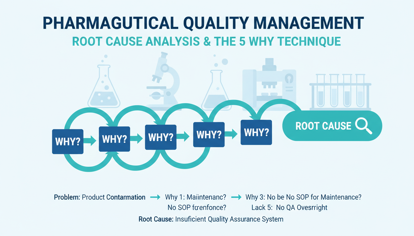 Root Cause Analysis with Example for "5" Why Technique