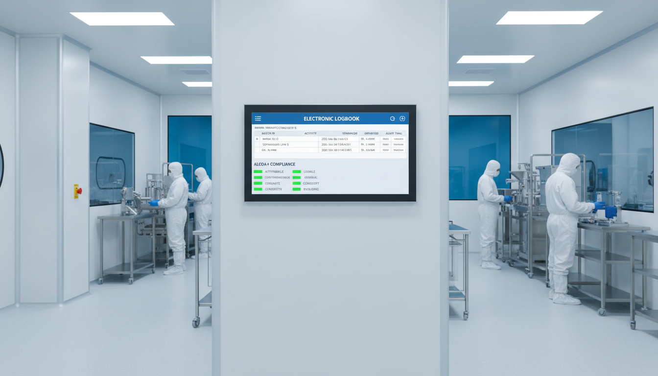Ensuring Data Integrity with Electronic Logbook in Pharmaceutical Manufacturing